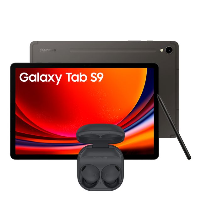 Samsung Galaxy Tab S9 11 128GB Tablet Graphite with Galaxy Buds2 Pro Black Bundle